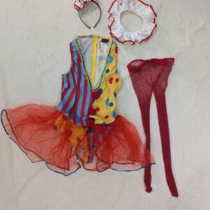 Size Large Dreamgirl Big Top Babe Clown Costume for Women